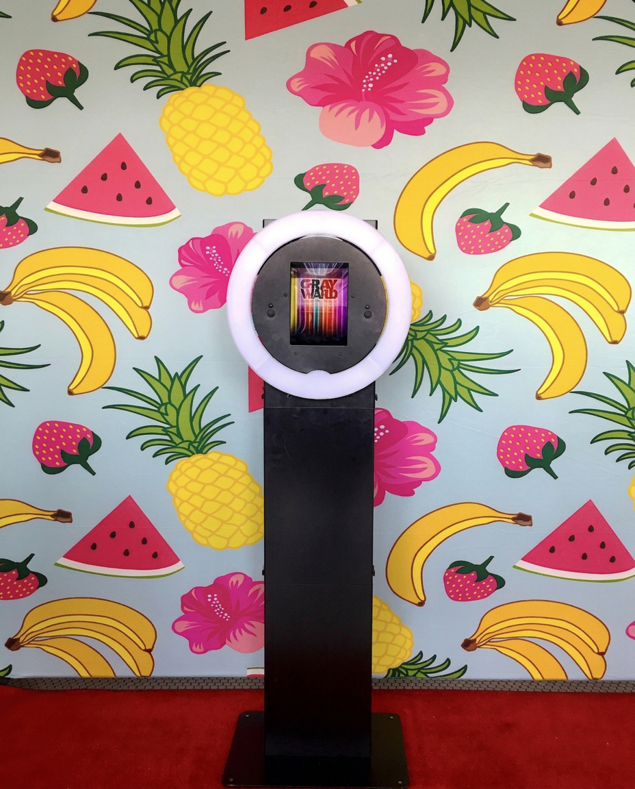 Jason’s digital iPad booth and ring light